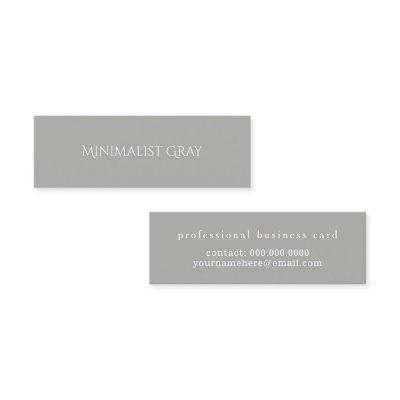 minimalist gray simple and elegant mini