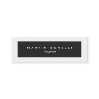 Minimalist Grey White Borders