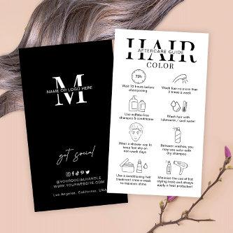 Minimalist Hair Color Aftercare Guide Hairstylist