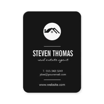 Minimalist Home Icon / Black White