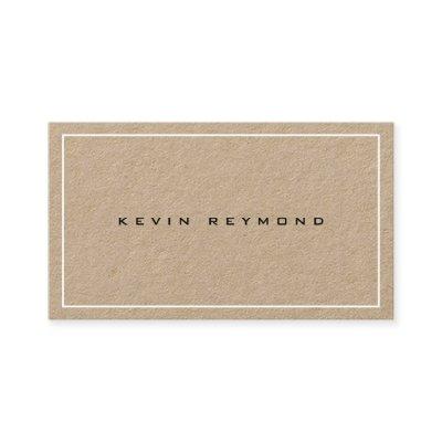 minimalist kraft premium modern