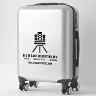 Minimalist Land Surveyor Business Decal