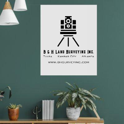 Minimalist Land Surveyor Business  Poster