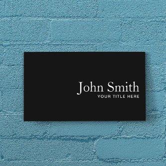 Minimalist Lawyer Attorney Plain Black QR Code