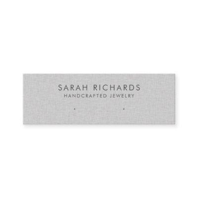 Minimalist Light Gray Jewelry Earring Display Mini