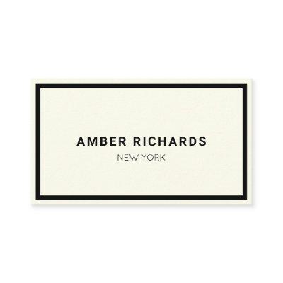 Minimalist Luxury Boutique Black/Ivory