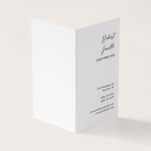Minimalist Modern Black White Personalized