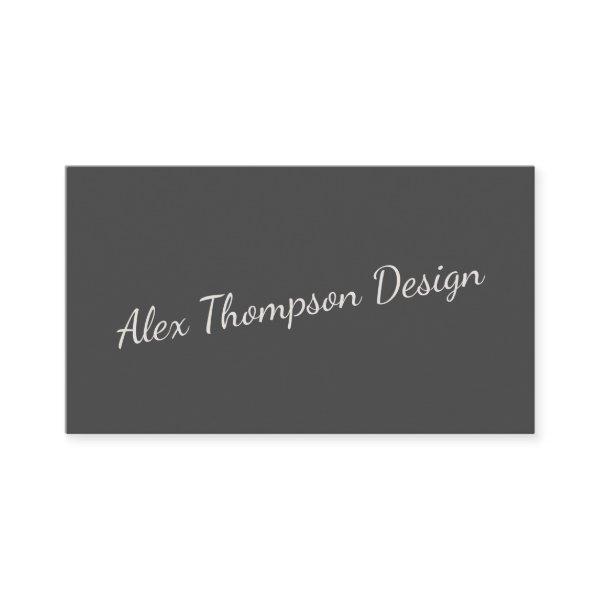 Minimalist Modern Black White Script Typography