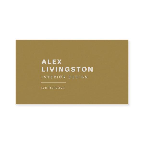 Minimalist Modern Chic Creative Golden Yellow
