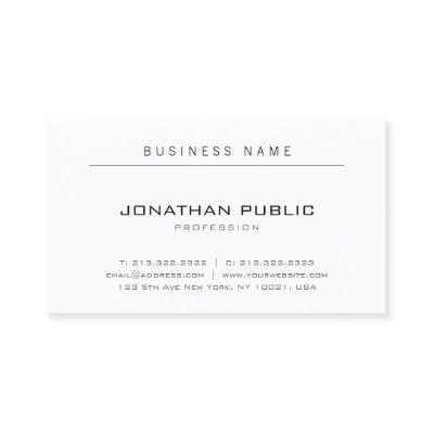 Minimalist Modern Elegant Design Simple Plain