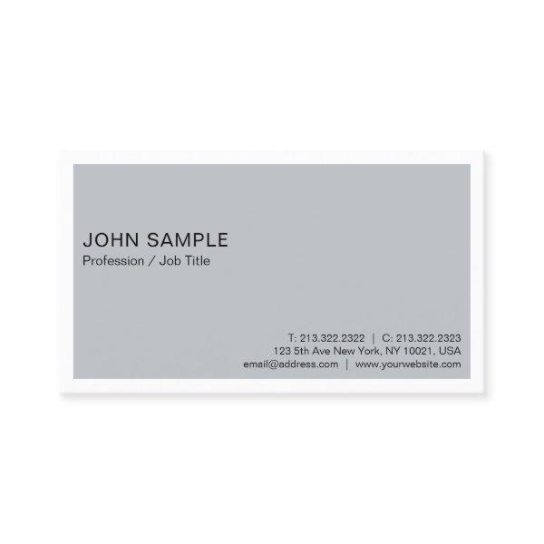 Minimalist Modern Elegant Professional Grey White