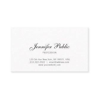 Minimalist Modern Elegant Professional Plain Chic