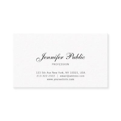 Minimalist Modern Elegant Professional Plain Chic