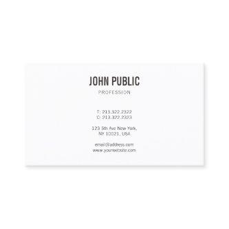 Minimalist Modern Elegant Professional Plain Chic