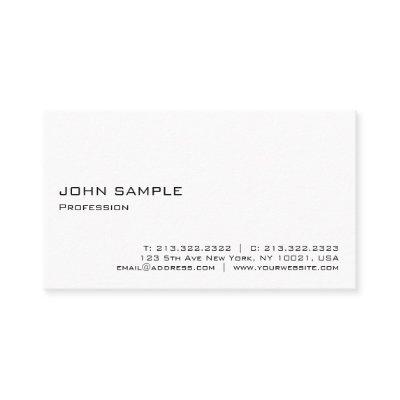 Minimalist Modern Elegant Professional White