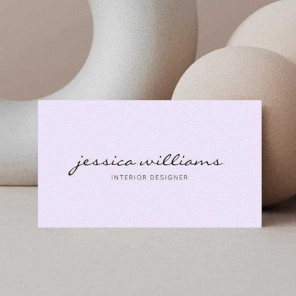 Minimalist Modern Handwritten Professional Busines