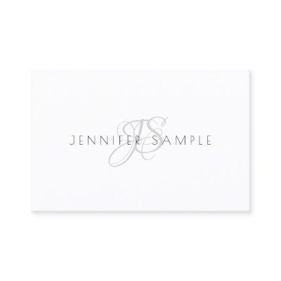 Minimalist Modern Monogram Professional Simple
