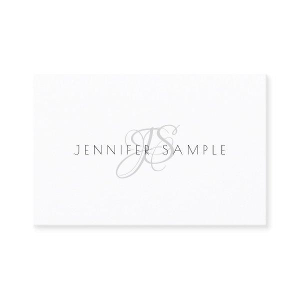 Minimalist Modern Monogram Professional Simple
