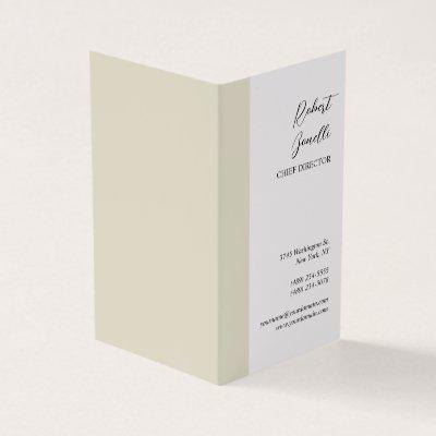 Minimalist Modern Pastel White Color Personalized