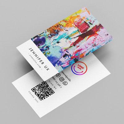 Minimalist Modern Professional Artist Qr Code