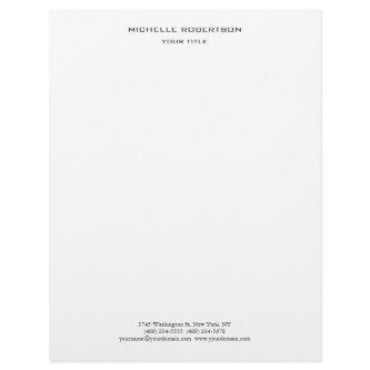 Minimalist Modern Professional Creative Letterhead
