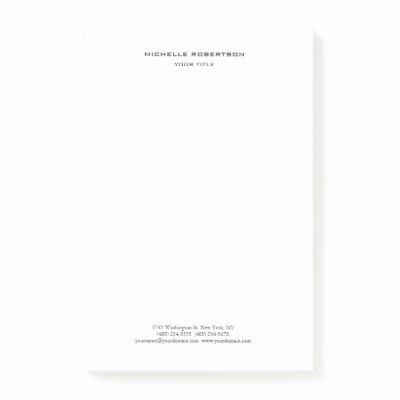 Minimalist Modern Professional Creative Post-it Notes