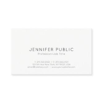 Minimalist Modern Professional Elegant Template