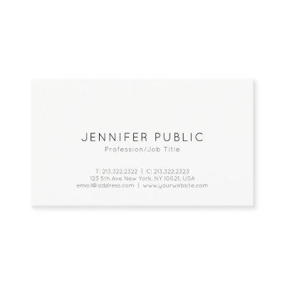 Minimalist Modern Professional Elegant Template