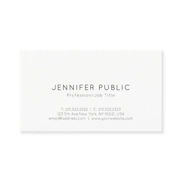 Minimalist Modern Professional Elegant Template