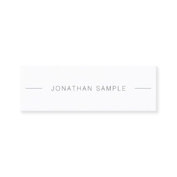 Minimalist Modern Professional Elegant Template Mini