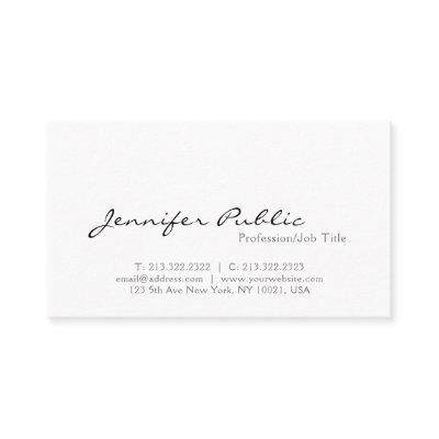 Minimalist Modern Professional Elegant White