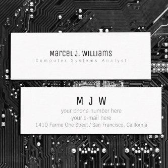 Minimalist Modern professional simple plain white Mini