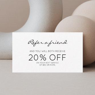 Minimalist Modern Referral