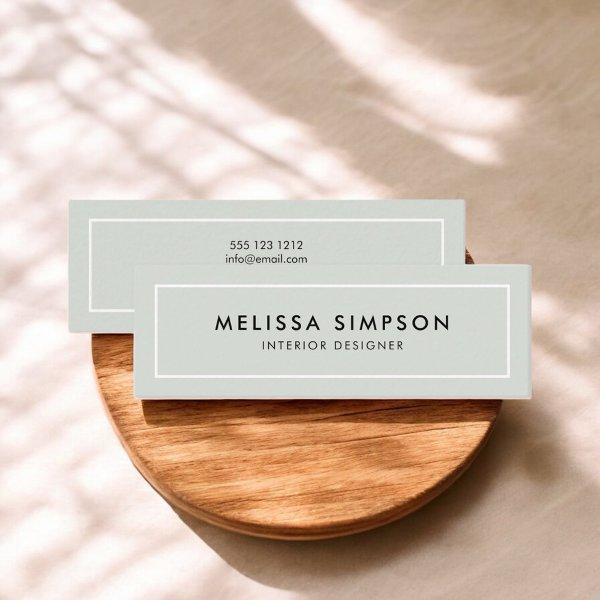 Minimalist Modern Sage Green Mini