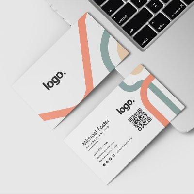 Minimalist Modern Scannable Qrcode