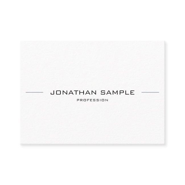 Minimalist Modern Stylish Simple Professional Chic