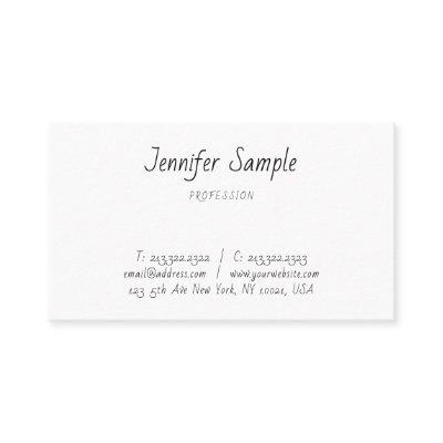 Minimalist Modern Template Hand Script Text Cute