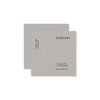 Minimalist Modern Versatile Grey Square Cards