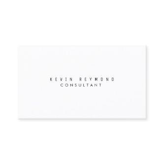 minimalist modern white basic professional