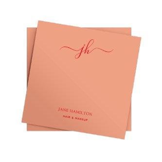 Minimalist Monogram Script Name Post-it Notes