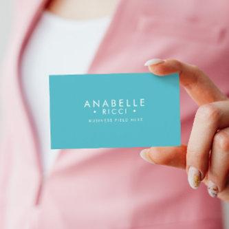 Minimalist Name | Sans Serif Font Type | Blue