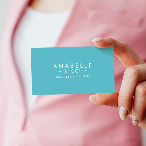 Minimalist Name | Sans Serif Font Type | Blue