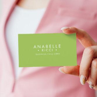 Minimalist Name | Sans Serif Font Type | Green