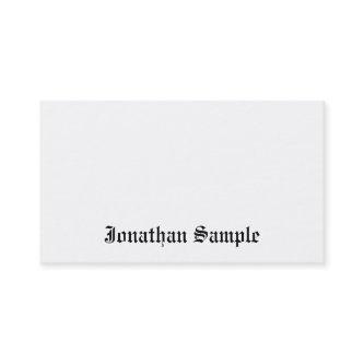 Minimalist Old Classic Text Nostalgic Look Trendy
