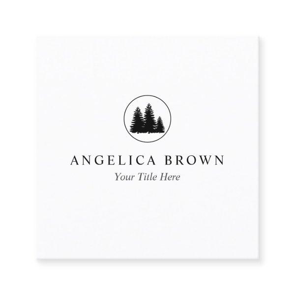 Minimalist Pine Trees Logo