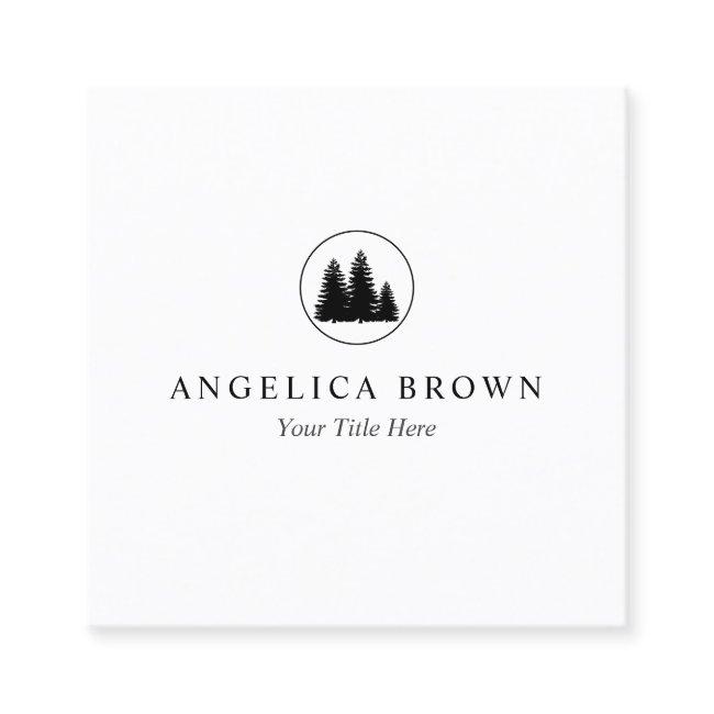 Minimalist Pine Trees Logo