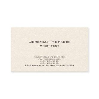 Minimalist Plain Architect Company Cream