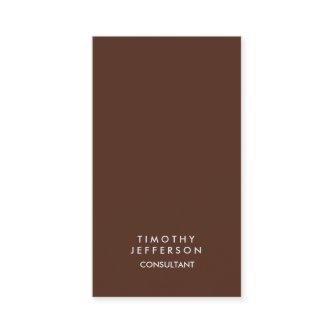Minimalist Plain Brown Orange Elegant Modern