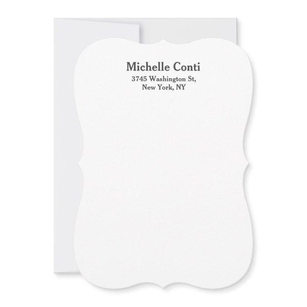 Minimalist Plain Elegant Legible Modern Card