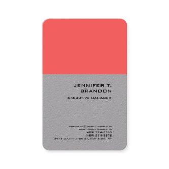 Minimalist Plain Modern Professional Grey